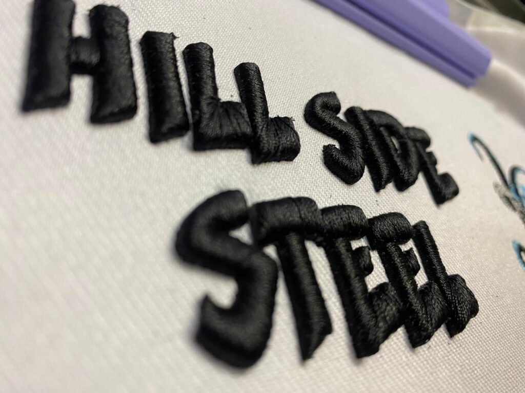 3d puff embroidery logo