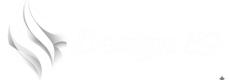 design 89 white logo